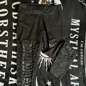 Killstar Assent Slashed Leggings